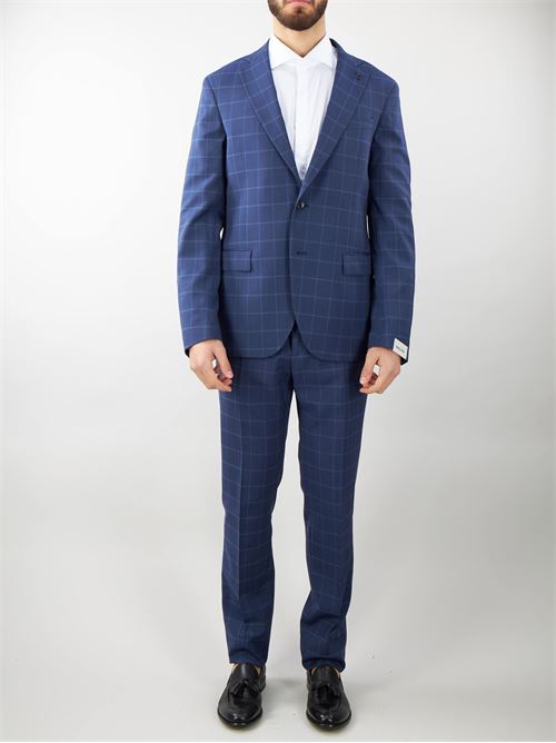 Single breasted plaid suit Paoloni PAOLONI | Suit | 3611A72724102688