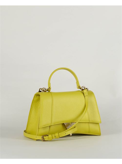 Hand bag with logo gold Vicolo VICOLO | Bag | AB001021