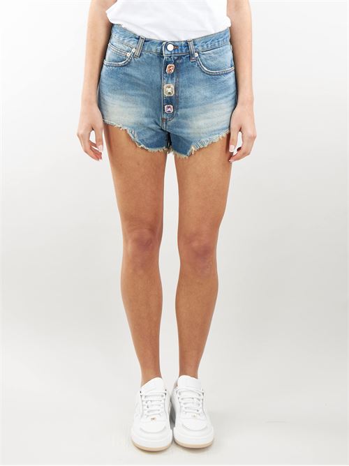 Denim Shorts with Jewel Buttons Vicolo VICOLO |  | DB510947