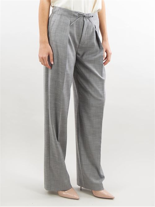 Wide leg trousers with elastic waistaband and pences Vicolo VICOLO | Pants | TB0240193